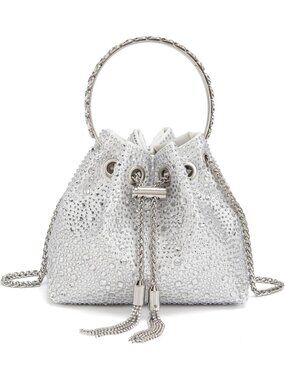 Sparkly Rhinestone Evening Clutch Bag | Colorful Bling Crossbody Purse for